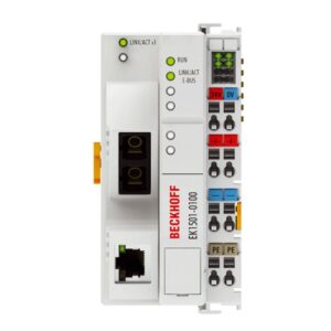 EK1501-0100 | EtherCAT Coupler, media converter (multimode fibre optic, RJ45 OUT) with ID switch