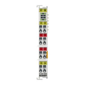 EL1004-0020 | EtherCAT Terminal, 4-channel digital input, 24 V DC, 3 ms, isolation voltage 2500 V DC