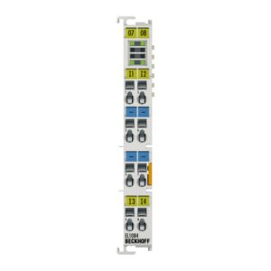 EL1084 | EtherCAT Terminal, 4-channel digital input, 24 V DC, 3 ms, ground switching