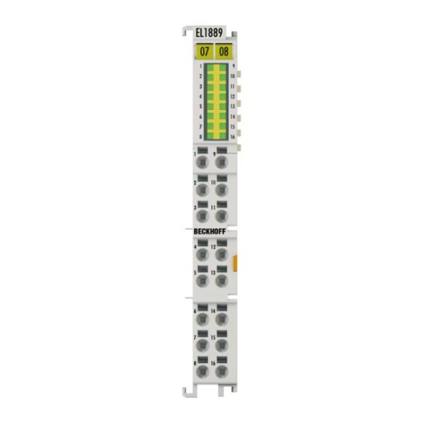 EL1889 | EtherCAT Terminal, 16-channel digital input, 24 V DC, 3 ms, ground switching