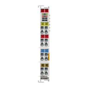 EL2202-0100 | EtherCAT Terminal, 2-channel digital output, 24 V DC, 0.5 A, push-pull, tristate, distributed clocks