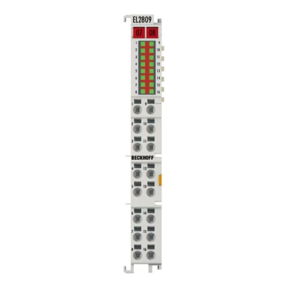 EL2809 | EtherCAT Terminal, 16-channel digital output, 24 V DC, 0.5 A