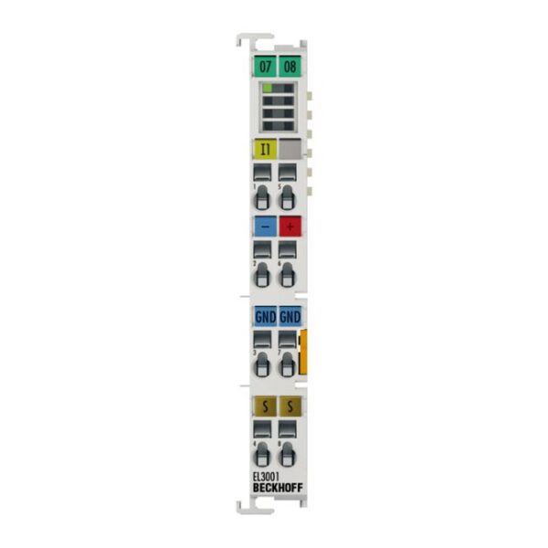 EL3001 | EtherCAT Terminal, 1-channel analog input, voltage, ±10 V, 12 bit, single-ended
