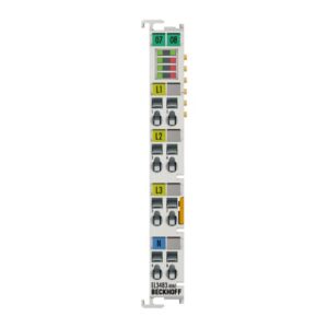 EL3483-0060 | EtherCAT Terminal, 3-channel analog input, mains monitor, 480 V AC, 24 bit, with analog values