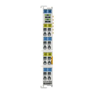EL4134-0030 | EtherCAT Terminal, 4-channel analog output, voltage, ±10 V, 16 bit, externally calibrated