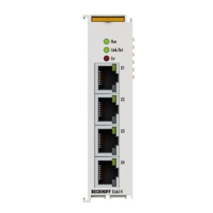 EL6614 | EtherCAT Terminal, 4-port communication interface, Ethernet switch port