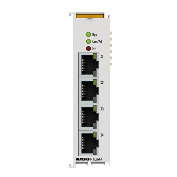 EL6614 | EtherCAT Terminal, 4-port communication interface, Ethernet switch port