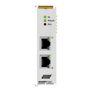 EL6631 | EtherCAT Terminal, 2-port communication interface, PROFINET RT, controller