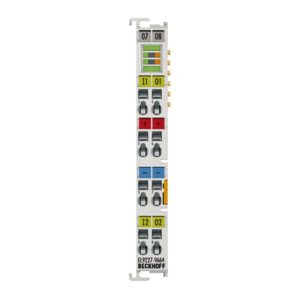 EL9227-9664 | Overcurrent protection terminal, 24 V DC, 2-channel, 6 A/4 A, extended functionalities