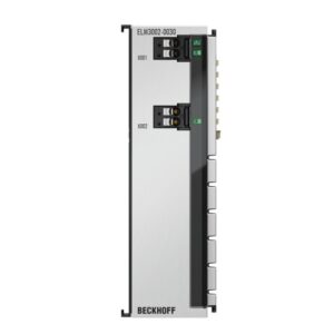 ELM3002-0030 | EtherCAT Terminal, 2-channel analog input, voltage, ±30 V…±20 mV, 24 bit, 20 ksps, externally calibrated