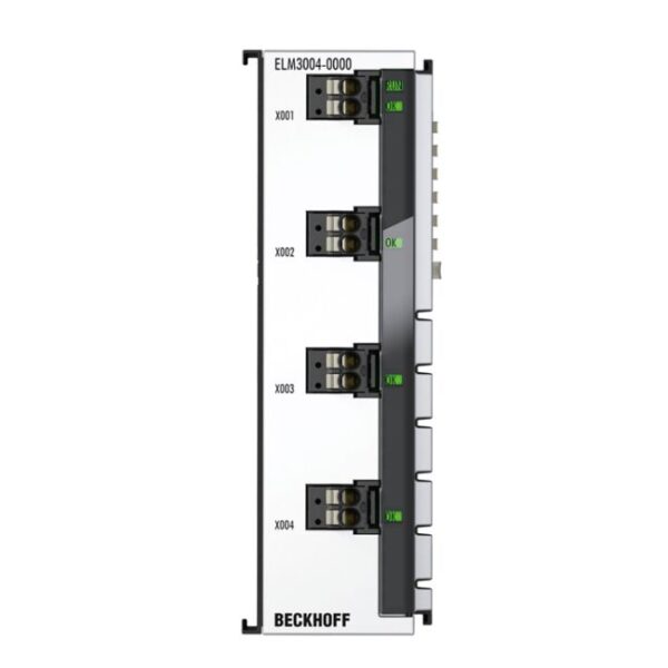 ELM3004-0000 | EtherCAT Terminal, 4-channel analog input, voltage, ±30 V…±20 mV, 24 bit, 10 ksps