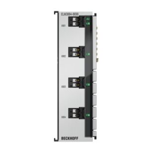 ELM3004-0030 | EtherCAT Terminal, 4-channel analog input, voltage, ±30 V…±20 mV, 24 bit, 10 ksps, externally calibrated