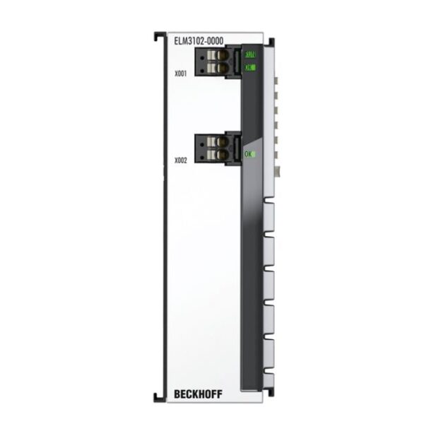ELM3102-0000 | EtherCAT Terminal, 2-channel analog input, current, ±20 mA, 24 bit, 20 ksps