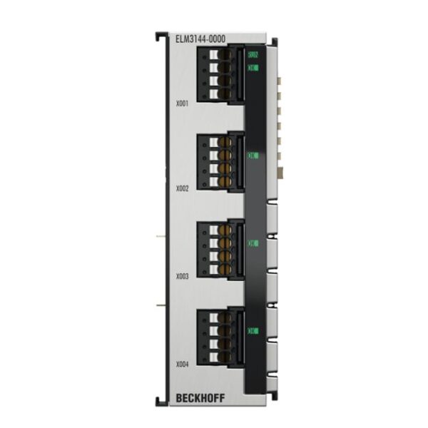 ELM3144-0000 | EtherCAT Terminal, 4-channel analog input, multi-function, ±10…±1.25 V, ±20 mA, 24 bit, 1 ksps