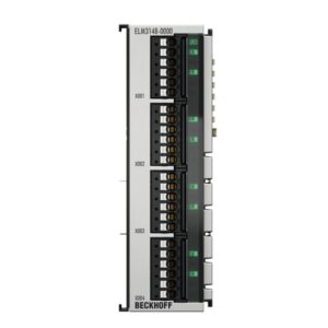 ELM3148-0000 | EtherCAT Terminal, 8-channel analog input, multi-function, ±10…±1.25 V, ±20 mA, 24 bit, 1 ksps