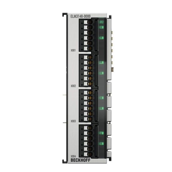 ELM3148-0000 | EtherCAT Terminal, 8-channel analog input, multi-function, ±10…±1.25 V, ±20 mA, 24 bit, 1 ksps