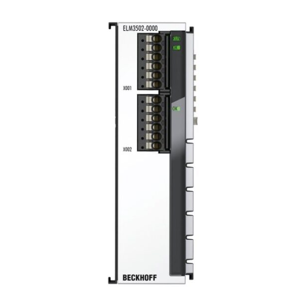 ELM3502-0000 | EtherCAT Terminal, 2-channel analog input, measuring bridge, full/half/quarter bridge, 24 bit, 20 ksps