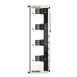 ELM3604-0000 | EtherCAT Terminal, 4-channel analog input, IEPE/accelerometer, 24 bit, 20 ksps