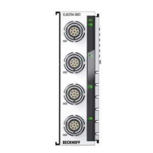 ELM3704-0001 | EtherCAT Terminal, 4-channel analog input, multi-function, 24 bit, 10 ksps, LEMO