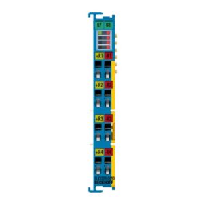 ELX3204-0090 | EtherCAT Terminal, 4-channel analog input, temperature, RTD (Pt100), 16 bit, Ex i, TwinSAFE SC