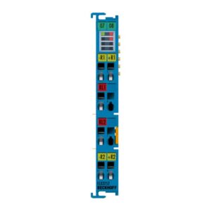 ELX3252 | EtherCAT Terminal, 2-channel analog input, potentiometer, 300 ?…40 k?, 16 bit, Ex i