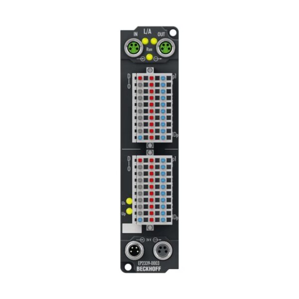 EP2339-0003 | EtherCAT Box, 16-channel digital combi, 24 V DC, 3 ms, 0.5 A, IP 20 connector