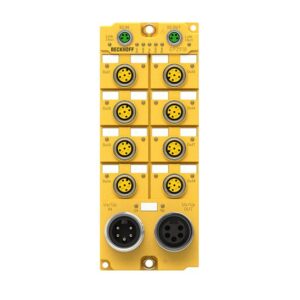 EP2918-0032 | EtherCAT Box, 8-channel digital output, 24 V DC, 2 A, M12, TwinSAFE, TwinSAFE Logic