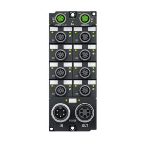 EP6228-3142 | EtherCAT Box, 8-channel communication interface + 4-channel digital input, IO-Link, master, Class A, Class B, M12