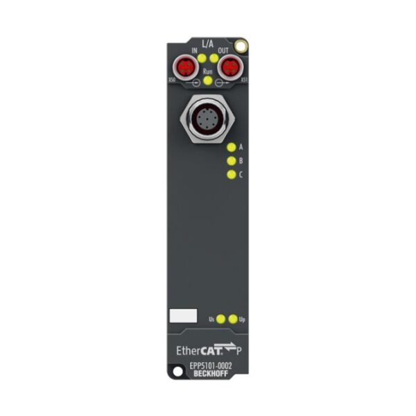 EPP5101-1002 | EtherCAT P Box, 1-channel encoder interface, incremental, 5 V DC (DIFF RS422, TTL), 1 MHz, M12, sensor supply 24 V DC