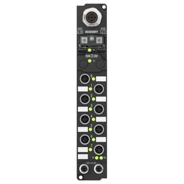 IP2041-B730 | Fieldbus Box, 8-channel digital output, Modbus, 24 V DC, 2 A (? 12 A), M8