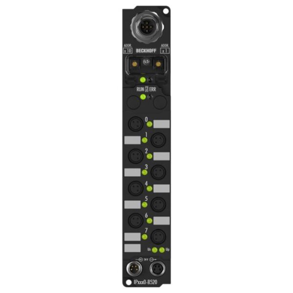IP2330-B520 | Fieldbus Box, 4-channel digital input + 4-channel digital output, DeviceNet, 24 V DC, 0.2 ms, 2 A, Ø8