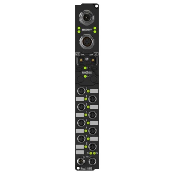 IP2331-B310 | Fieldbus Box, 4-channel digital input + 4-channel digital output, PROFIBUS, 24 V DC, 0.2 ms, 2 A, M8
