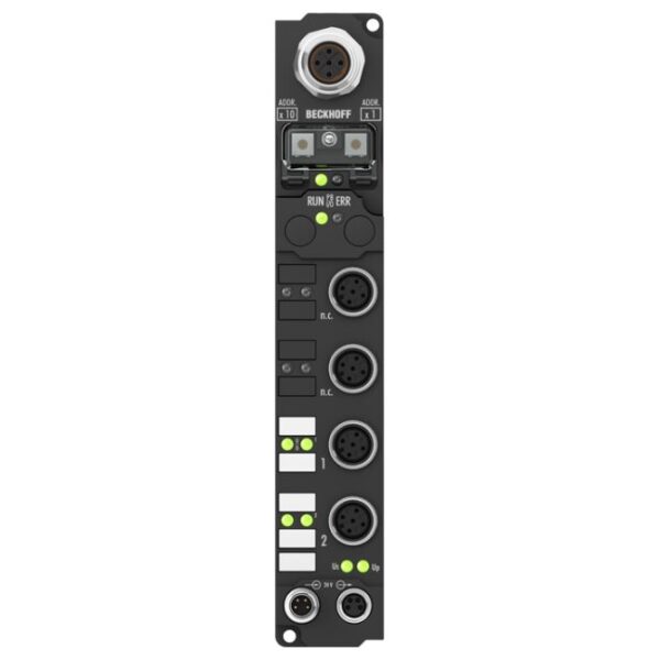 IP2512-B810 | Fieldbus Box, 2-channel PWM output, RS232, 24 V DC, 2.5 A, M12