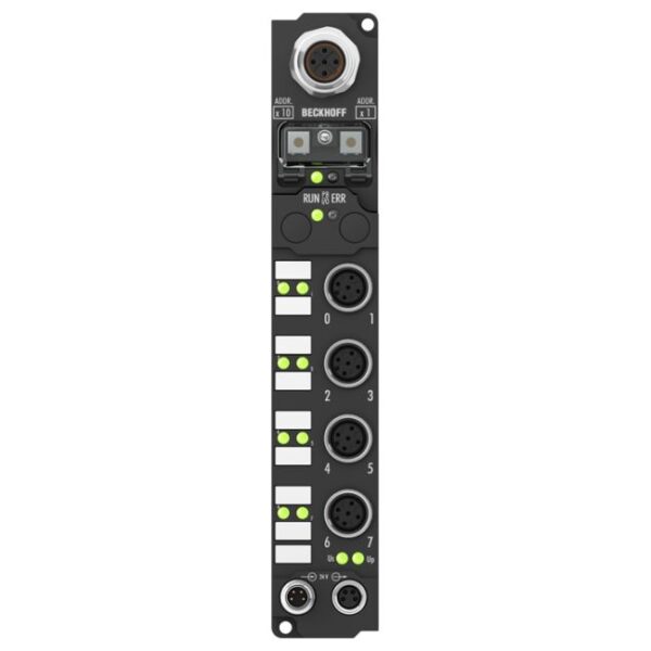 IP3312-B200 | Fieldbus Box, 4-channel analog input, Lightbus, temperature, thermocouple, M12